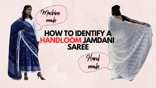 What is a Jamdani Saree & How To Identify An Authentic Handloom Jamdani Saree