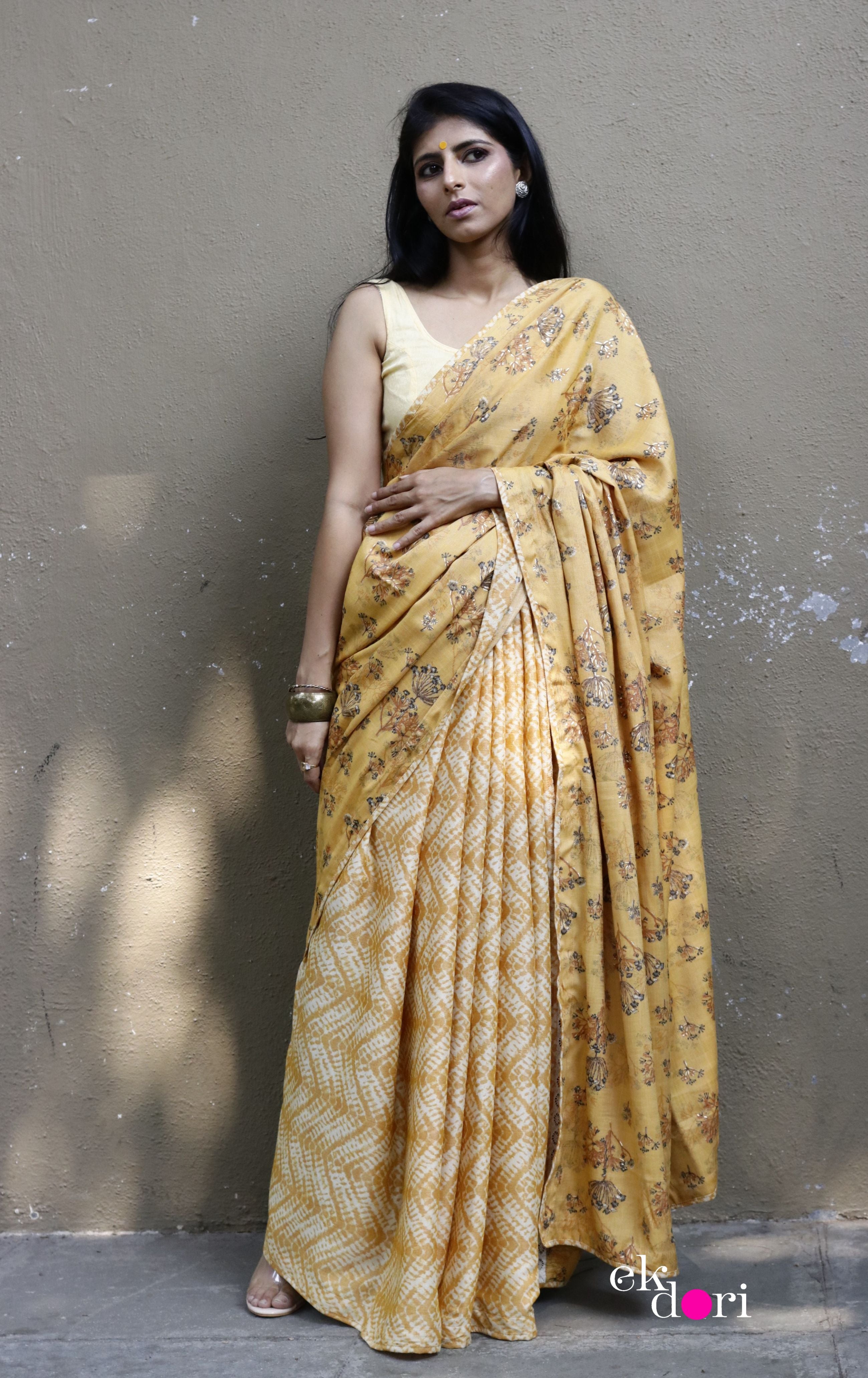 Buy Pure Cotton Sarees Online in India | Loomfolks