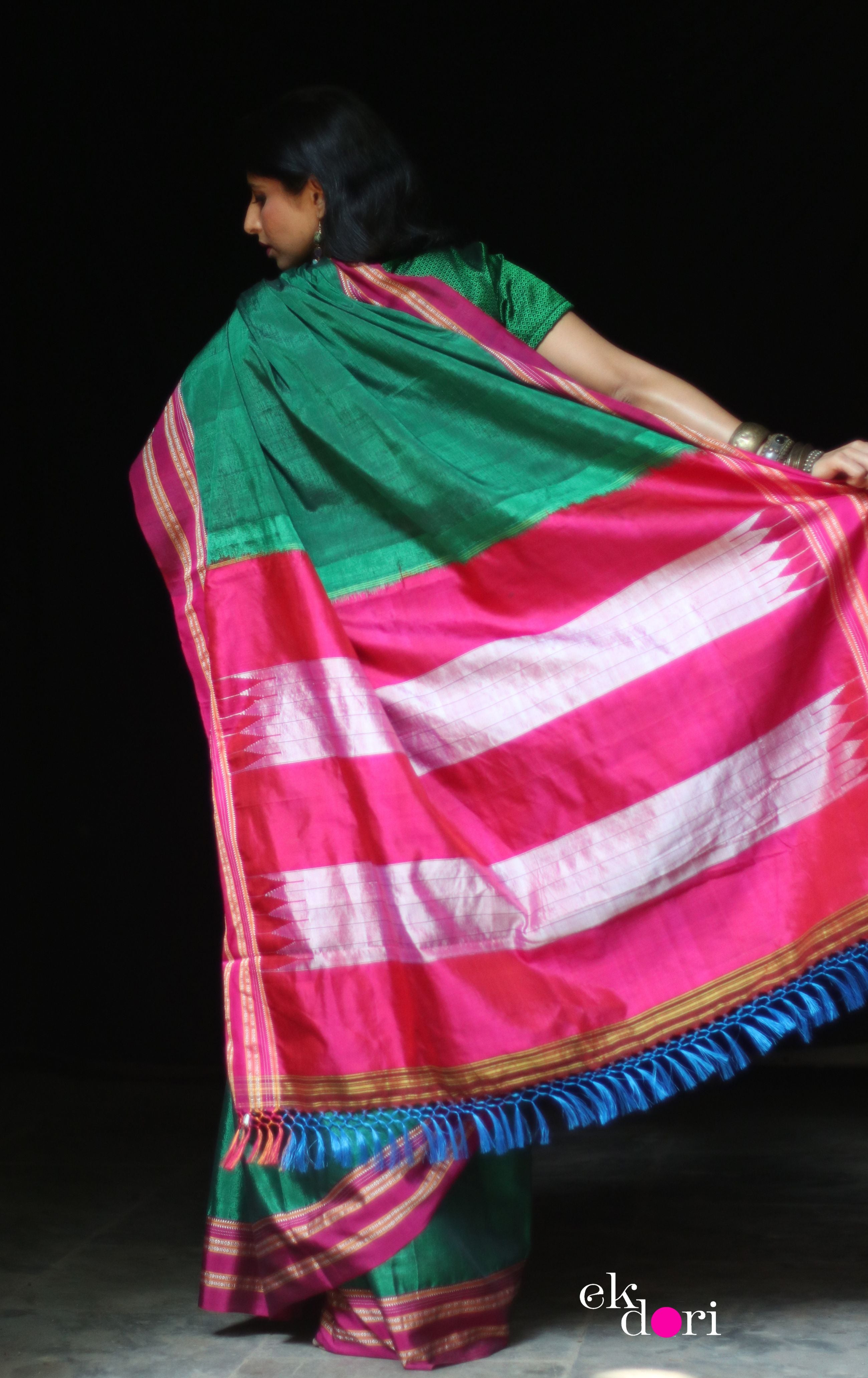 Light lichi silk saree - Shoppingyar