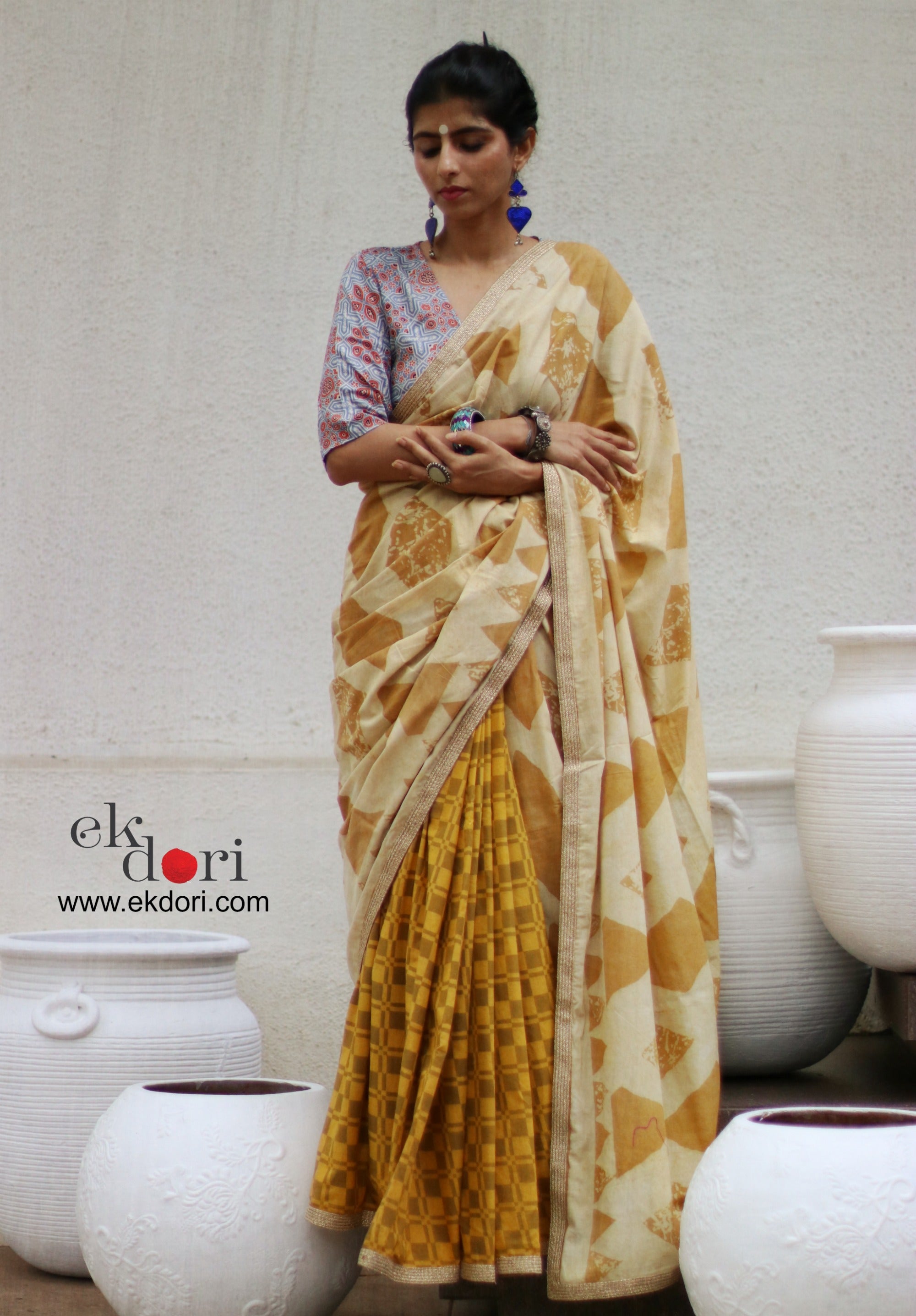 Shop Yellow Saree for Haldi Function Online| Singhania's – Page 2