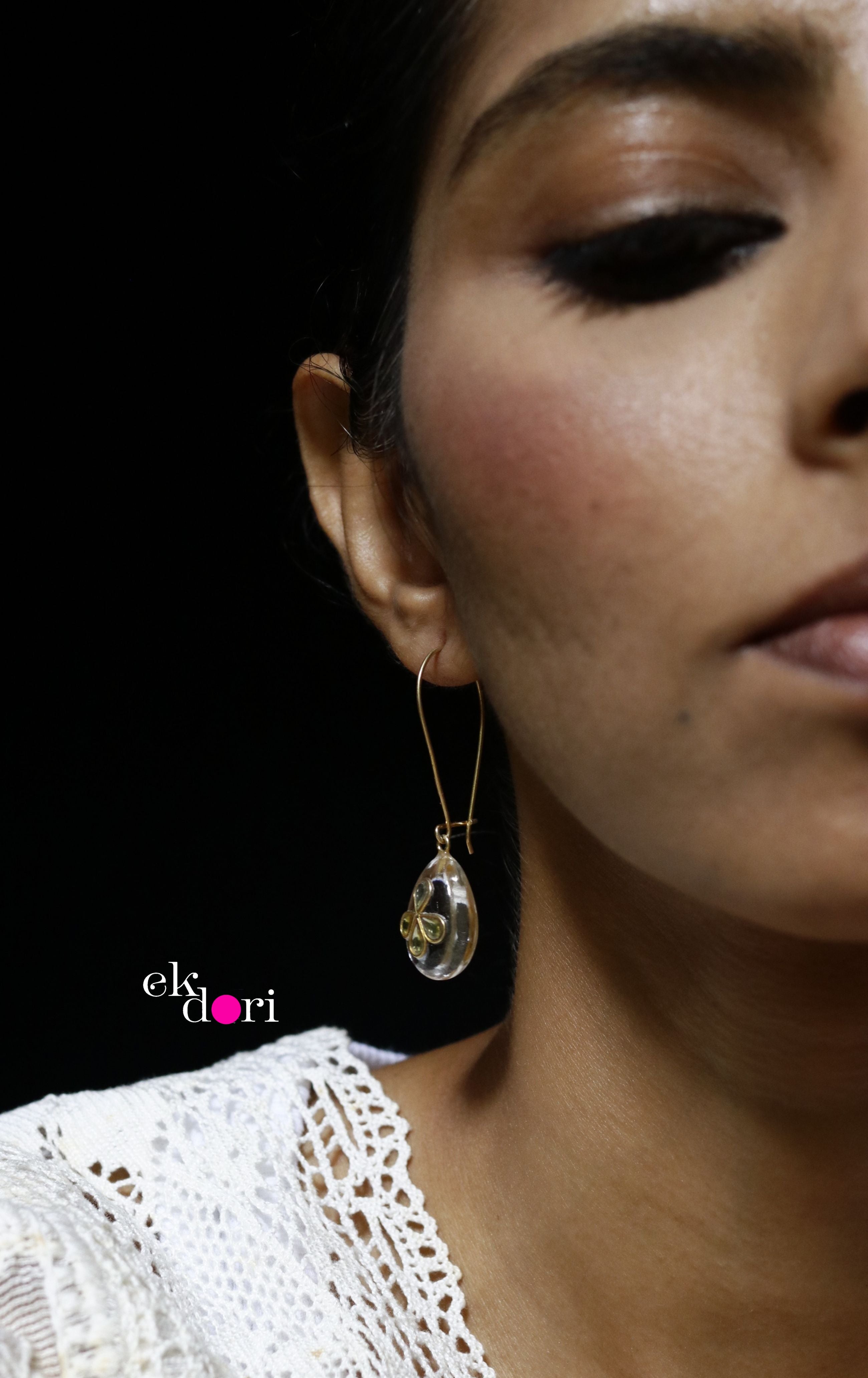 Long Black White Statement Earrings UK, Handmade Statement Earrings BB85 –  Making a Statement Jewellery UK