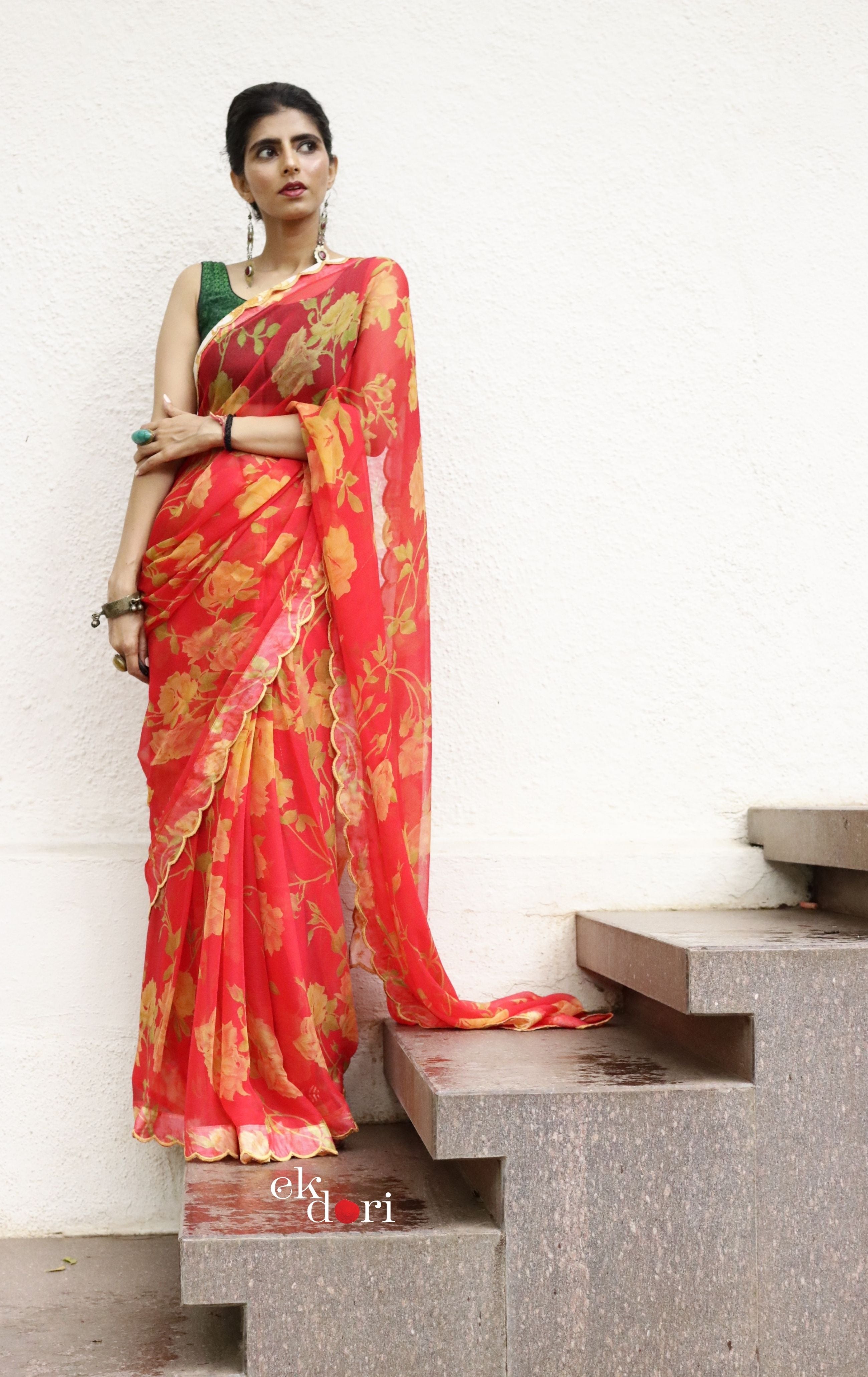 Chiffon Sarees - Buy Pure Chiffon Sarees (शिफॉन साड़ी) Online | Kalki  Fashion